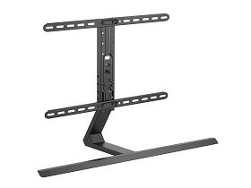 Contemporary Aluminum Pedestal Tabletop Tv Stand , Desktop Mount